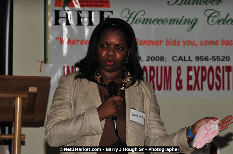 Investments & Business Forum 2008 & Expo - Brand Hanover - Featured Speaker: Mrs. Diana McIntyre-Pike, Country-Style Tourism Network - Hanover Jamaica Travel Guide - Lucea Jamaica Travel Guide is an Internet Travel - Tourism Resource Guide to the Parish of Hanover and Lucea area of Jamaica - http://www.hanoverjamaicatravelguide.com - http://.www.luceajamaicatravelguide.com