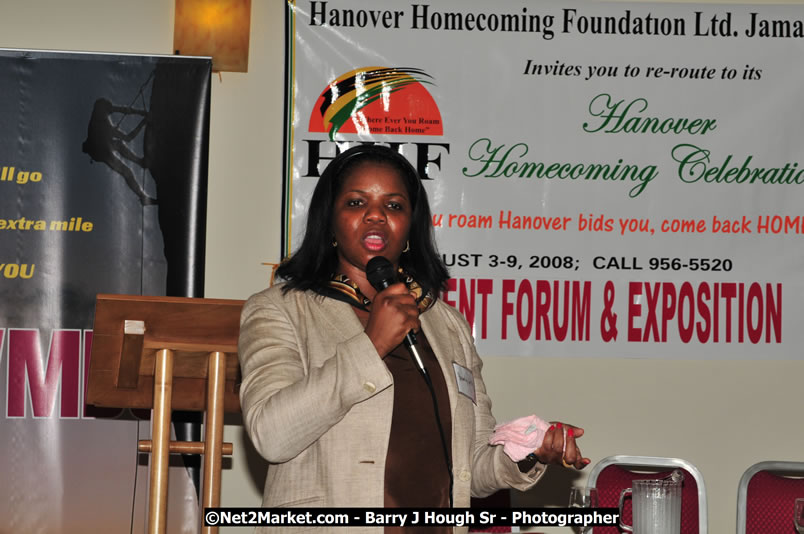 Investments & Business Forum 2008 & Expo - Brand Hanover - Featured Speaker: Mrs. Diana McIntyre-Pike, Country-Style Tourism Network - Hanover Jamaica Travel Guide - Lucea Jamaica Travel Guide is an Internet Travel - Tourism Resource Guide to the Parish of Hanover and Lucea area of Jamaica - http://www.hanoverjamaicatravelguide.com - http://.www.luceajamaicatravelguide.com