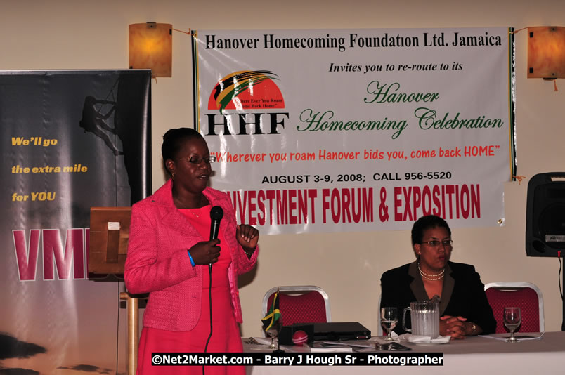 Investments & Business Forum 2008 & Expo - Brand Hanover - Featured Speaker: Mrs. Diana McIntyre-Pike, Country-Style Tourism Network - Hanover Jamaica Travel Guide - Lucea Jamaica Travel Guide is an Internet Travel - Tourism Resource Guide to the Parish of Hanover and Lucea area of Jamaica - http://www.hanoverjamaicatravelguide.com - http://.www.luceajamaicatravelguide.com